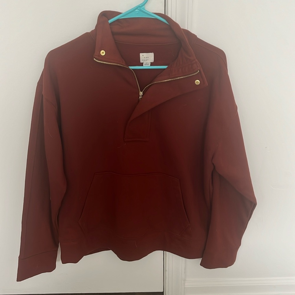 Quarter zip target hoodie